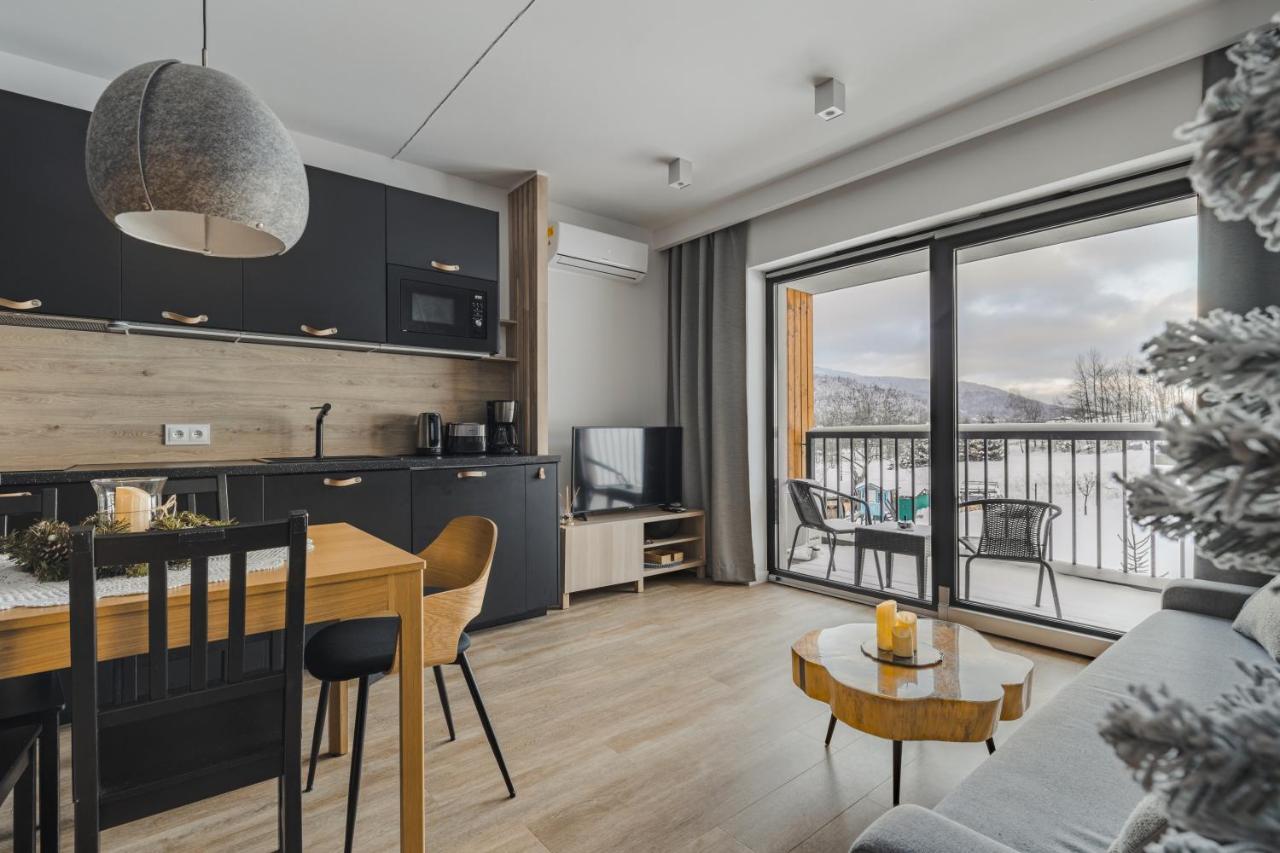 Szczyrk Ptasie Apartamenty Nowosc Z Widokiem Na Gory Esterno foto